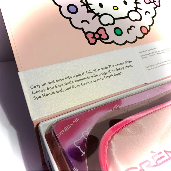 HELLO KITTY COZY SLUMBER + HELLO KITTY HELLO HOLIDAYS - Boxed Spa Gift Set combo - Picture 7 of 13